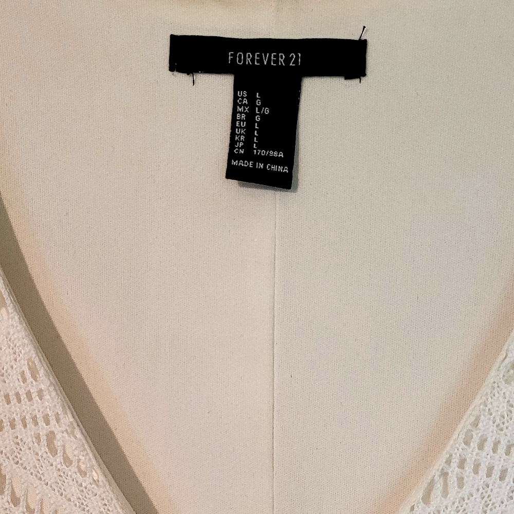 Forever 21 White Lace Midi Dress - Picture 11 of 11